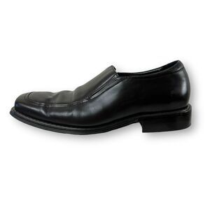 Obermain Germany Men's Size 42 Dark Brown Leather Slip On Loafers‎ Office Casual